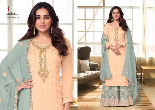 Eba Sanvi Chinon Fancy Designer Salwar Suit Collection